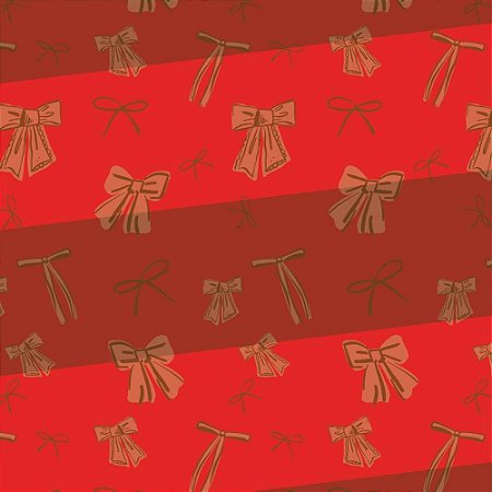 Papel Presente Bobina Couche 60CM. MOD. 219 Lacos e Listras BO-100MTS