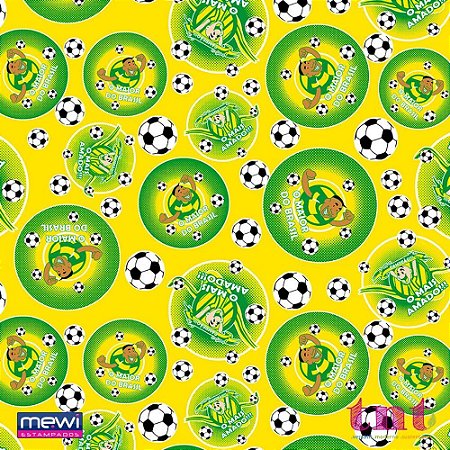 Copa do Mundo TNT Estampado 1,40M Brasil TOR RL-10MTS