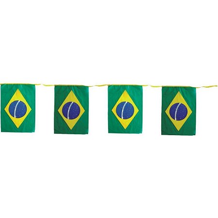 Copa do Mundo Faixa BAND Brasil 10M Plastica Pacote