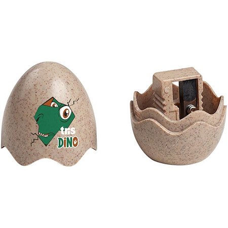 Apontador com Deposito Decor. TRIS Dino 3 Cores DP.C/24