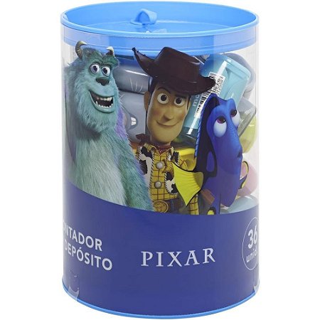Apontador com Deposito Pixar 6 Modelos POTE-36