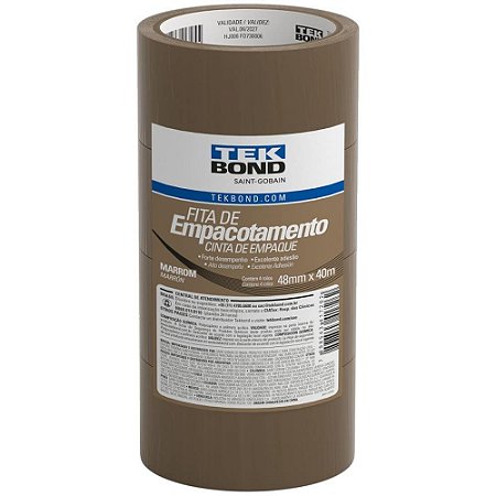 Fita para Empacotamento PP 48MMX40M Marrom PCT.C/04