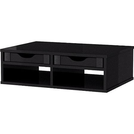 Suporte para Monitor 2GAVETAS Impressora BLACK