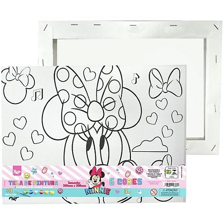 Tinta Guache Minnie Tinta +tela P/PINTURA