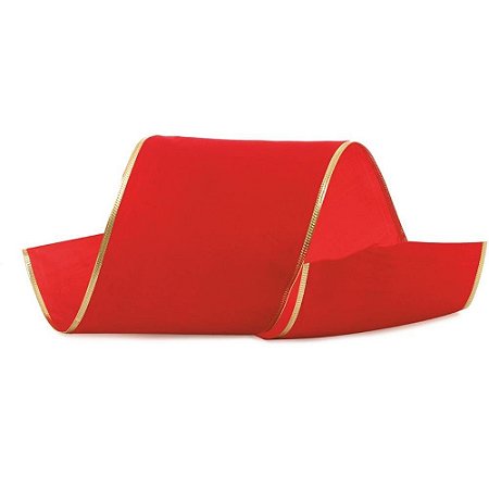Fita ARAMADA Natal 15MMX4,57M Veludo Vermelho PCT.C/03
