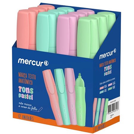 Caneta Marca Texto TONS Pastel Anatomico (S) CX.C/12