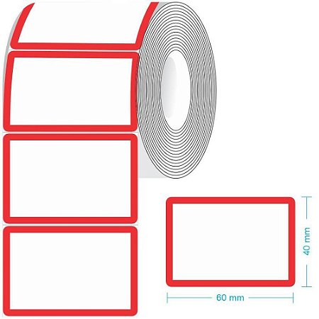 Etiqueta para Preco TR-6 60X40MM C/460 Etiquetas Rolo