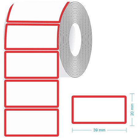 Etiqueta para Preco TR-4 39X20MM C/865 Etiquetas Rolo