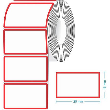 Etiqueta para Preco TR-2 25X15MM C/1330 Etiquetas Rolo
