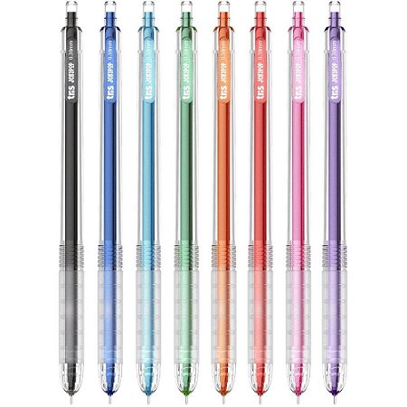 Caneta GEL TRIS JELLY POP Retratil 0.38MM DP.C/24