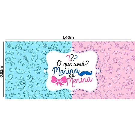 TNT Estampado 1,40M 40G Painel CHA Revelacao 1,40X0,63 PCT.C/25