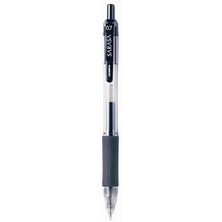 Caneta Esferografica Sarasa 0.7MM GEL Preto CX.C/12