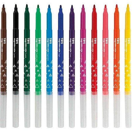Caneta Hidrografica Mega Hidro Color 24 Cores PCT.C/03