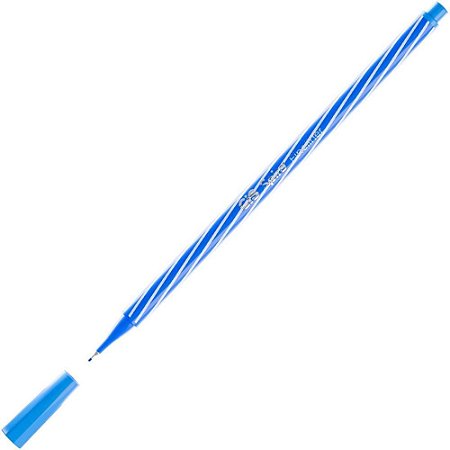 Caneta com Ponta Porosa CIS Spiro Fineliner 0.4MM Azul CX.C/12