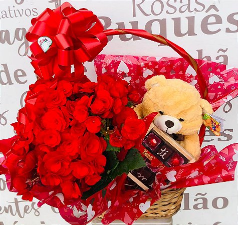Cesta Flower Te Amo
