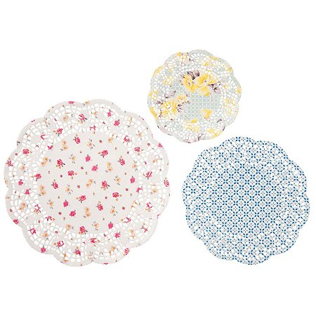 DOILIES TAMANHOS SORTIDOS TALKING TABLES (24 UNIDADES)