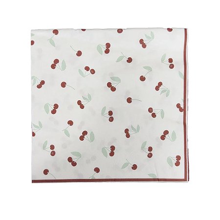 GUARDANAPO DE PAPEL CEREJAS (20 UNIDADES)