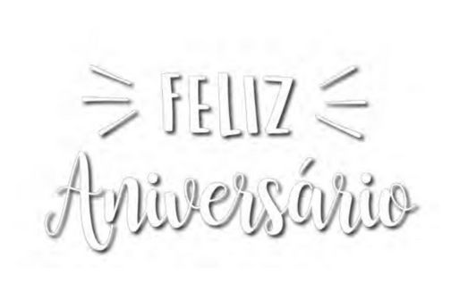 photo Parabens Png Preto transfer para balao personalizado feliz aniversario branco p 22 x 18 cm