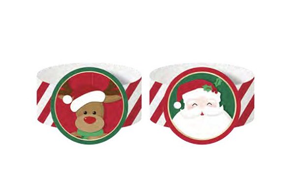 PORTA GUARDANAPO PAPAI NOEL (6 UNIDADES)