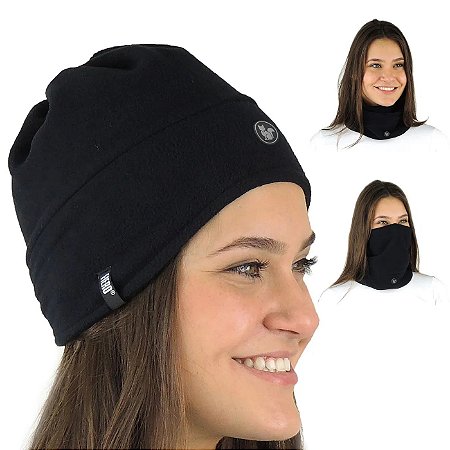 3 em 1 térmico UNISSEX Thermo Fleece Original (Gorro, Cachecol e balaclava) - FIERO