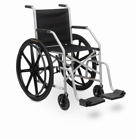 Cadeira de rodas em aço com pneu inflável CDS