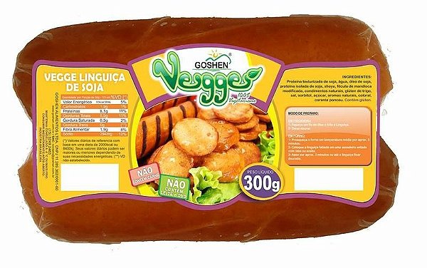 Veggie Linguiça de Soja