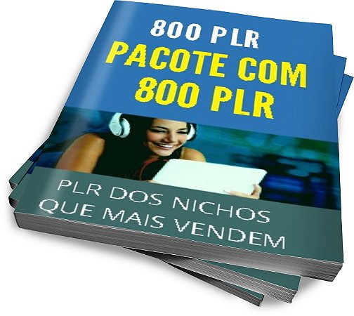 Pacote com 800 PLR