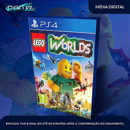 LEGO Worlds PS4 Mídia Digital