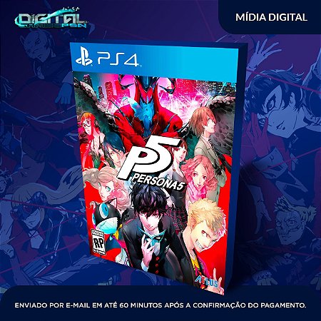 Persona 5 PS4  Mídia Digital