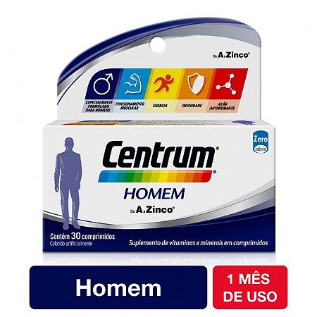 CENTRUM HOMEM CX.C/30 COMP.