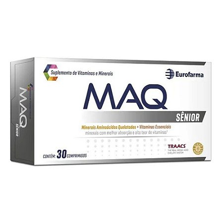 MAQ SÊNIOR VITAMINAS C/30 COMP.REVEST.