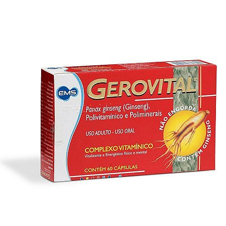 GEROVITAL CX.C/60 CÁPSULAS LOJA