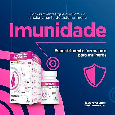 SUPRA ENERGY MULHER C/60 CÁPS.