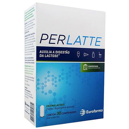 PERLATTE 9000FCC DIGESTÃO DA LACTOSE CX.C/30 COMPRIMIDOS