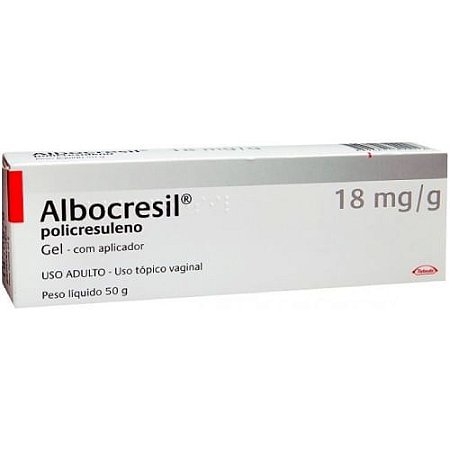ALBOCRESIL 18MG/G GEL VAGINAL 50G.