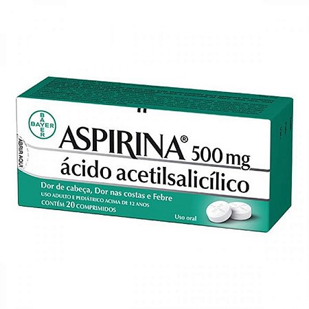 ASPIRINA 500MG CX.C/20 COMPRIMIDOS