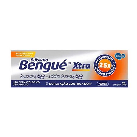 BÁLSAMO BENGUÉ XTRA POMADA 20G. ( LEVOMENTOL + SALICILATO DE METILA )