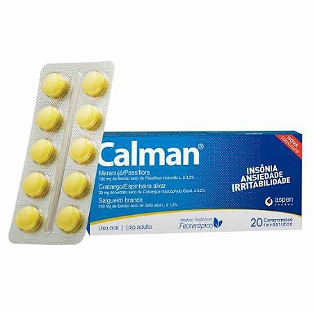 CALMAN CX.C/20 COMPRIMIDOS LOJA