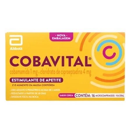 COBAVITAL 1MG+4MG C/16 COMPRIMIDOS ( CIPROEPTADINA + COBAMAMIDA )