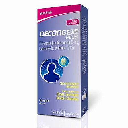 DECONGEX PLUS CX.C/12 COMPRIMIDOS