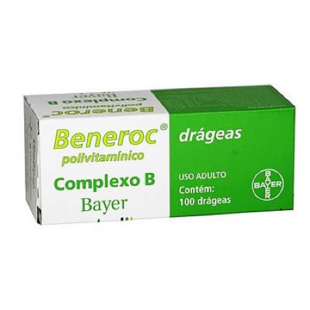 BENEROC POLIVITAMÍNICO C/100 DRÁGEAS