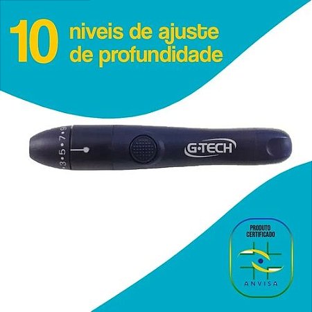 CANETA LANCETADORA COMFORT G.TECH