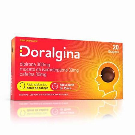 DORALGINA CX.C/20 DRÁGEAS