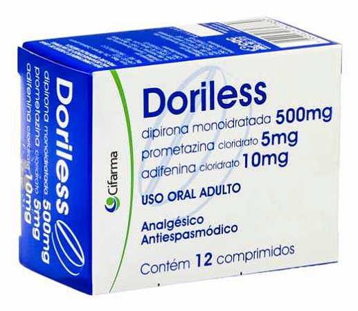 DORILESS CX.C/12 COMPRIMIDOS