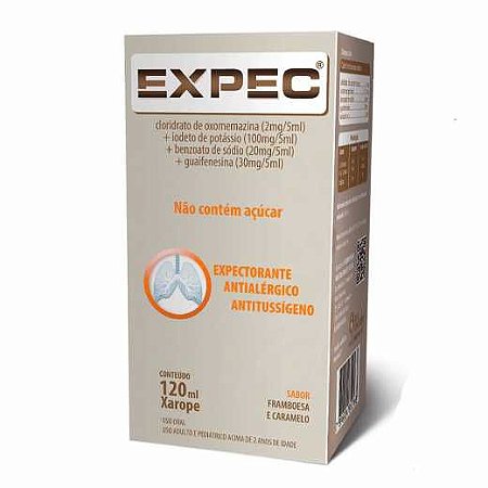 Expec Legrand Pharma Xarope - 120ml - Drogaria Sao Paulo
