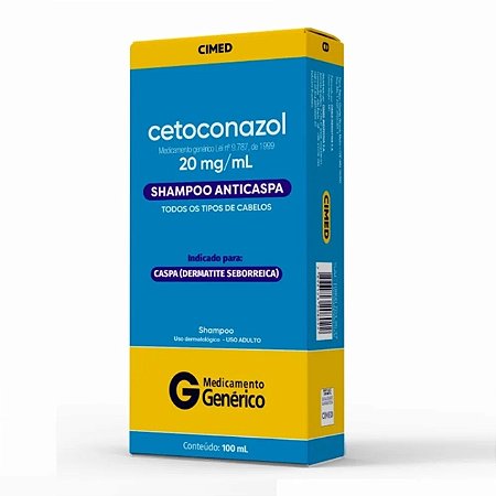 CETOCONAZOL SHAMPOO 100ML ANTICASPA CIMED