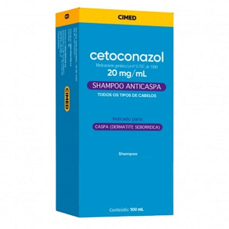 CETOCONAZOL SHAMPOO 100ML ANTICASPA CIMED
