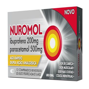 NUROMOL 200MG+500MG C/12 COMP.