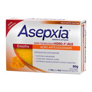 ASEPXIA SABONETE 80G ENXOFRE