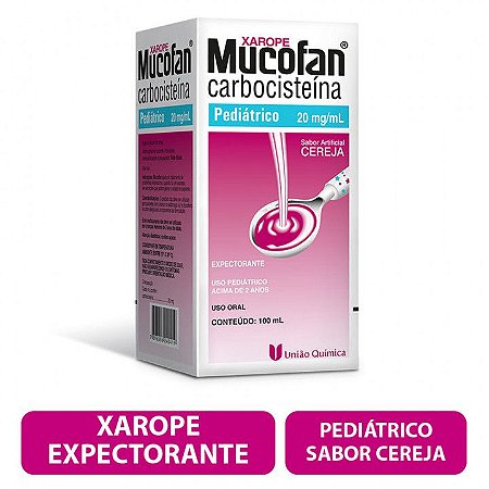 MUCOFAN 20MG/ML XAROPE PEDIÁTRICO 100ML CARBOCISTEINA